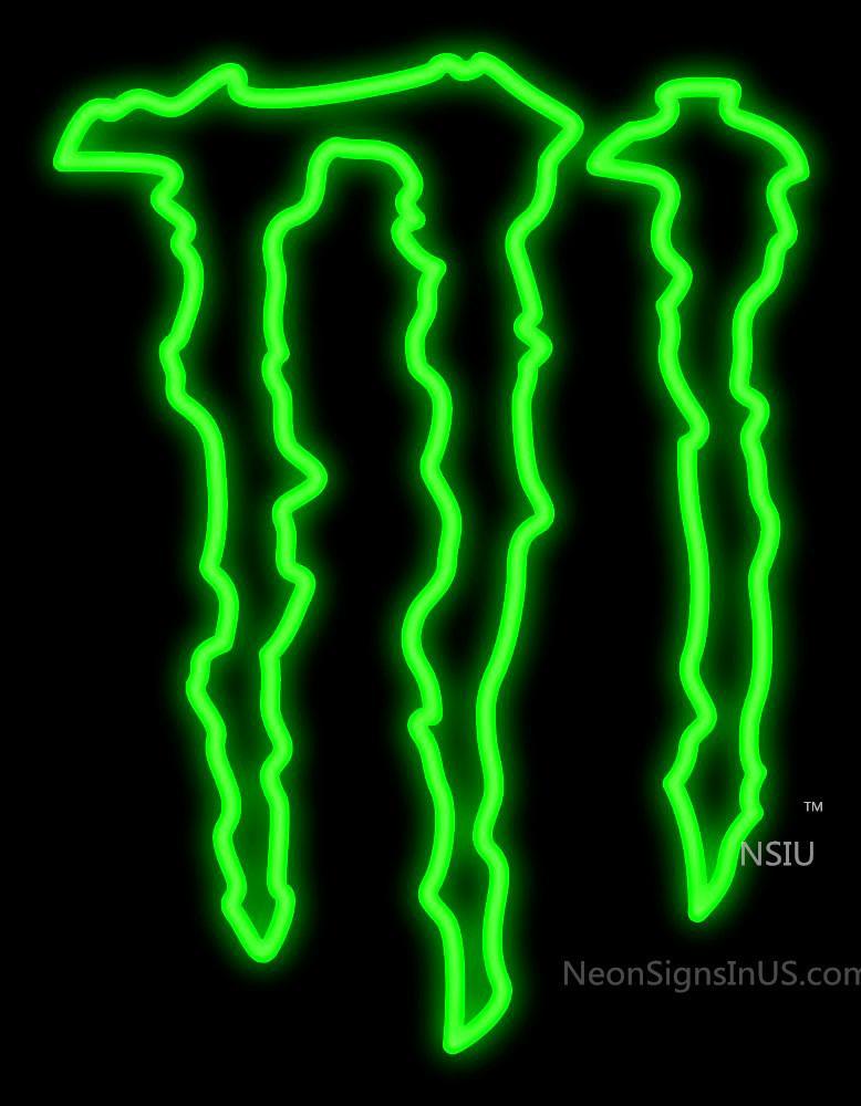 monsters sign Monster Energy Logo Neon Sign
