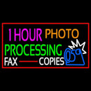 1 Hour Photo Processing Handmade Art Neon Sign