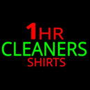 1 Hr Cleaners Shirt Handmade Art Neon Sign
