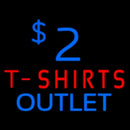2 T Shirt Outlet Handmade Art Neon Sign