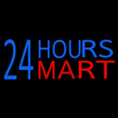 24 Hours Mini Mart Handmade Art Neon Sign