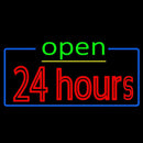 24 Hours Handmade Art Neon Sign