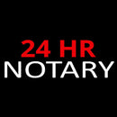 24 Hr Notary Handmade Art Neon Sign