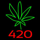 420 Herbal Handmade Art Neon Sign