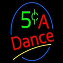 5 Cents A Dance Handmade Art Neon Sign