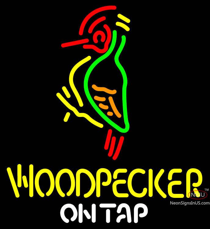 Woodpecker Hard Cider 'On Tap' Neon Sign
