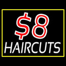 8 Haircuts Handmade Art Neon Sign
