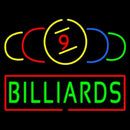 9 Ball Billiards Handmade Art Neon Sign