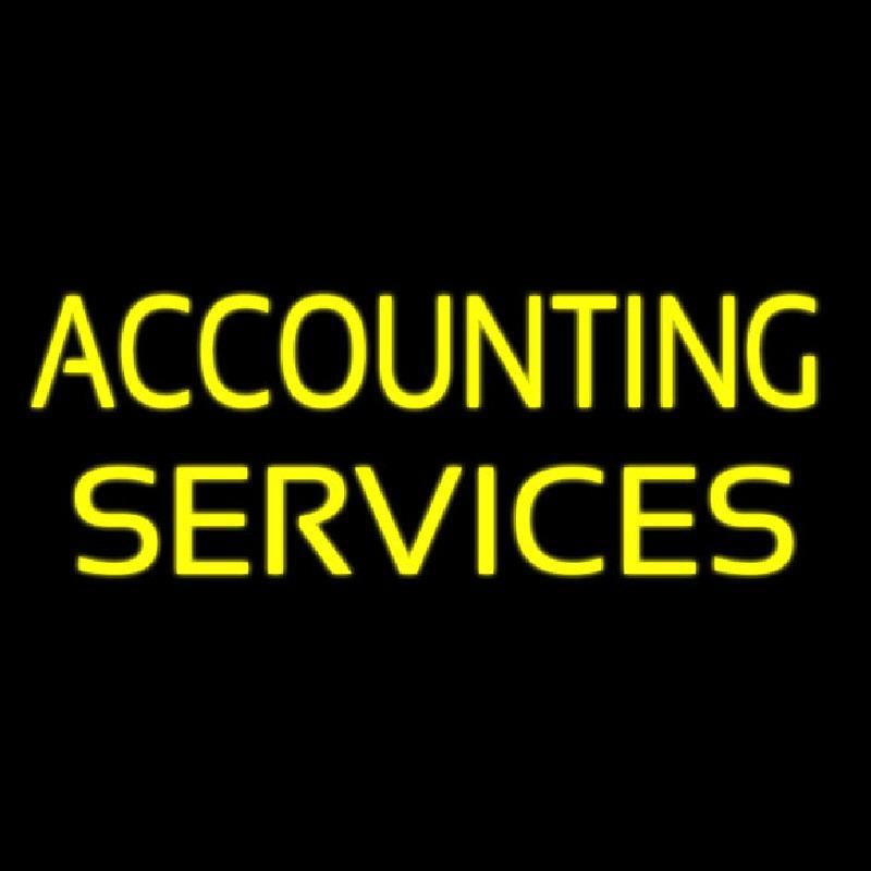 Accounting Service 3 Handmade Art Neon Sign