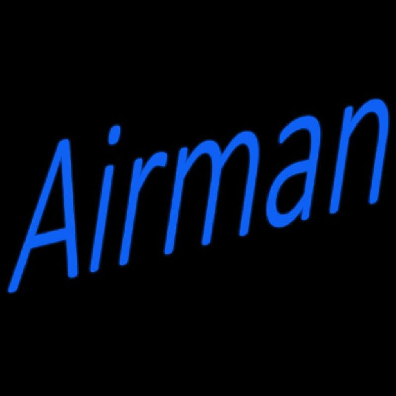 Airman Handmade Art Neon Sign