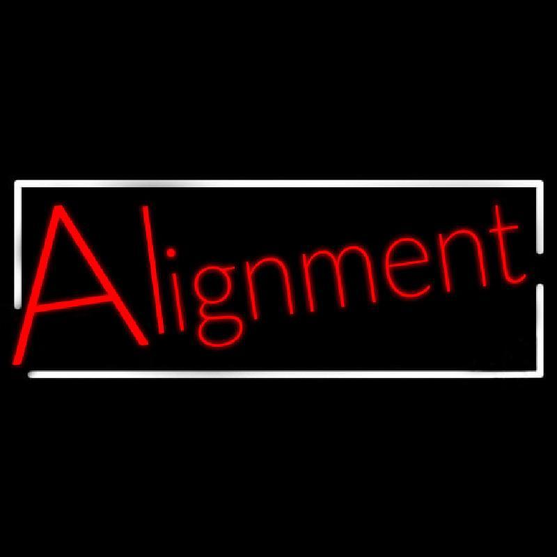 Alignment Handmade Art Neon Sign