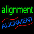 Alignment Handmade Art Neon Sign
