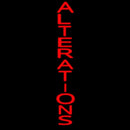Alterations Handmade Art Neon Sign