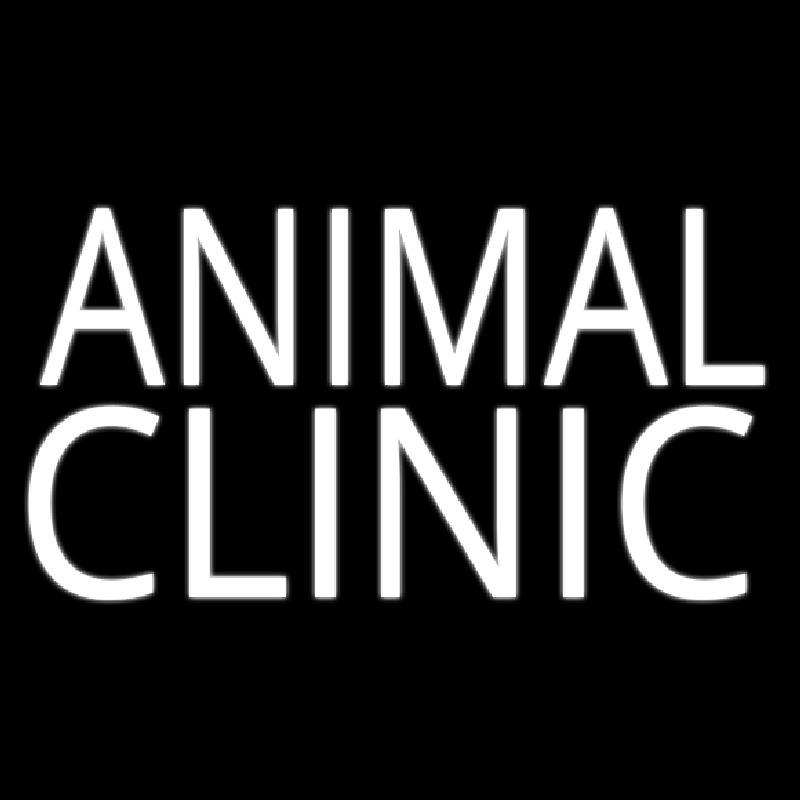Animal Clinic Block Handmade Art Neon Sign