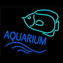 Aquarium With Fish Logo Handmade Art Neon Sign