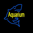Aquarium With Shark Logo Handmade Art Neon Sign