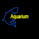 Aquarium With Shark Logo Handmade Art Neon Sign