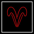 Aries With Border Handmade Art Neon Sign