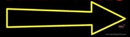 Arrow neon sign