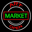 Art Market Open 1 Handmade Art Neon Sign