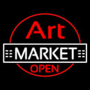 Art Market Open Handmade Art Neon Sign
