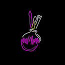 Art Material In Pot Handmade Art Neon Sign