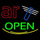 Art Open Handmade Art Neon Sign