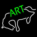 Art With Horse Handmade Art Neon Sign