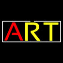 Art With White Border Handmade Art Neon Sign