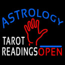Astrology Tarot Readings Open Handmade Art Neon Sign