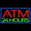 Atm 24 Hours Handmade Art Neon Sign
