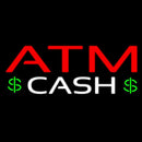 Atm Cash With Dollar Logo Handmade Art Neon Sign