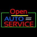 Auto Service Open Handmade Art Neon Sign