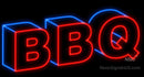BBQ 3D Neon Sign