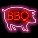 BBQ PIG Handmade Art Neon Sign