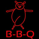 BBQ Pig Handmade Art Neon Sign