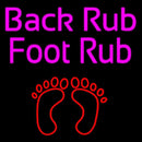 Back Rub Foot Rub With Foot Handmade Art Neon Sign