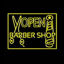 Barber Shop Open Handmade Art Neon Sign