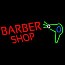 Barber Shop With Dryer And Scissor Handmade Art Neon Sign