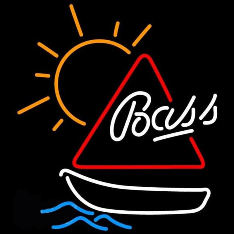 Bass Sailboat Handmade Art Neon Sign