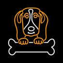 Basset Hound Poster Handmade Art Neon Sign
