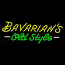 Bavarians Cursive Old Style Handmade Art Neon Sign Handmade Art Neon Sign