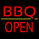 Bbq Block Open Handmade Art Neon Sign