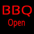 Bbq Open Handmade Art Neon Sign