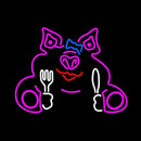 Bbq Pig Handmade Art Neon Sign