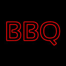 Bbq Red Handmade Art Neon Sign