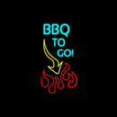Bbq To Go Handmade Art Neon Sign