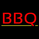 Bbq With Yellow Line Handmade Art Neon Sign