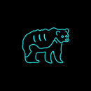 Bear New Animals Handmade Art Neon Sign