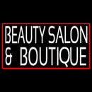 Beauty Salon And Boutique With Red Border Handmade Art Neon Sign